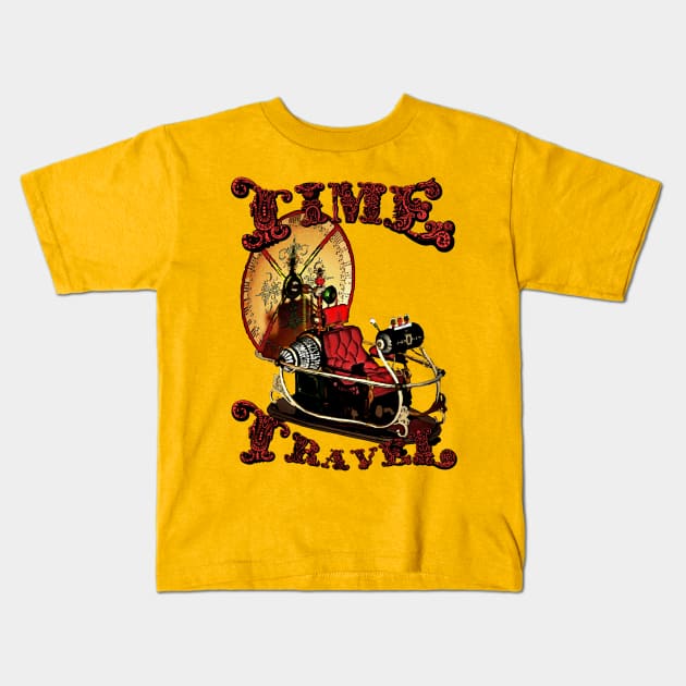 Time Travel Kids T-Shirt by snespix